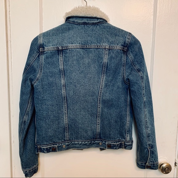 Levi’s Sherpa Trucker Jacket mid blue - Picture 3 of 6